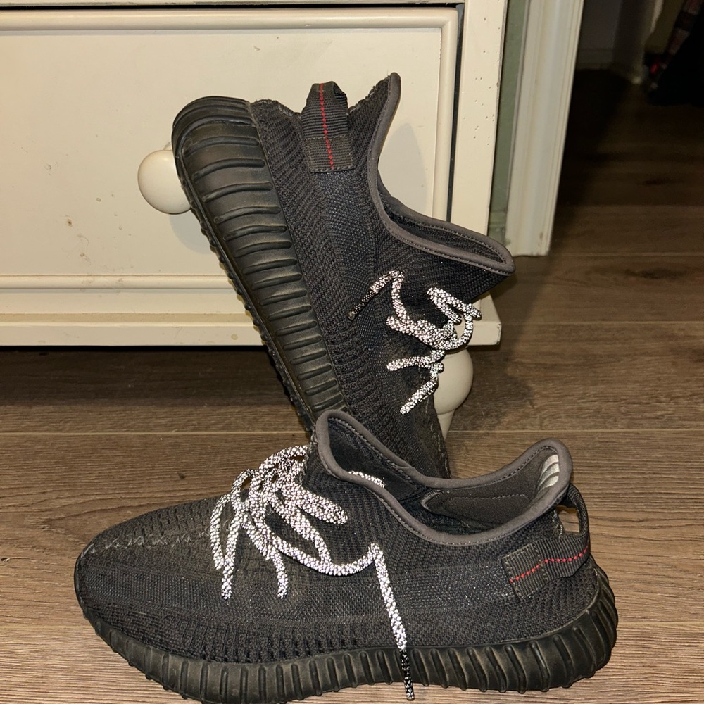 Yeezy Boost 350 V2 Black Reflective Sneakers